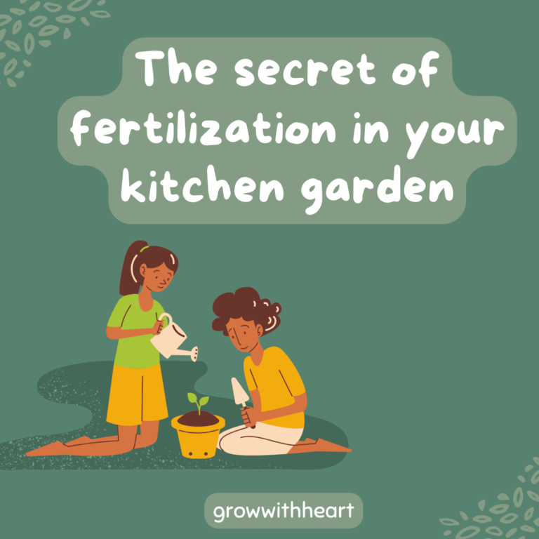 The Secret of Fertilization in your kitchen garden!