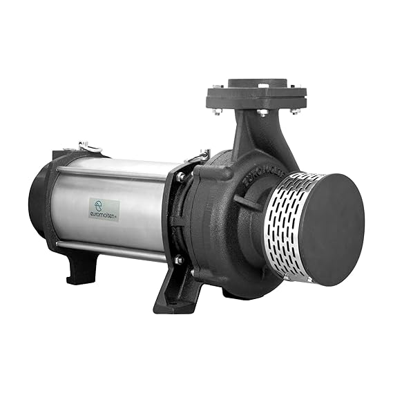 EUROMOLTEN 2HP Open well Submersible Pump with Panel, Dual Carbon Bush Technology