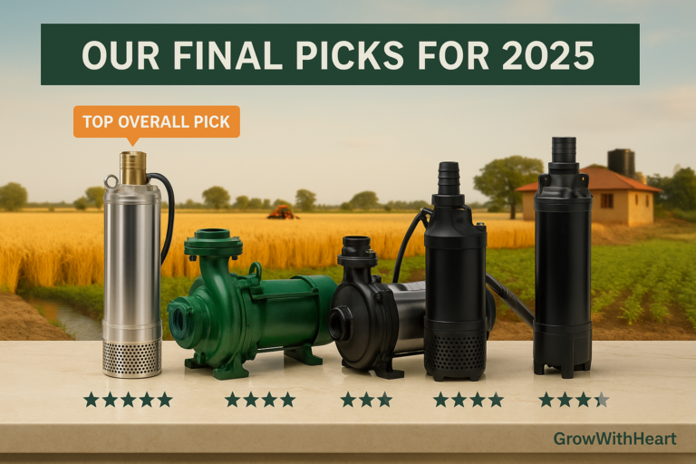 best submersible pumps in India for 2025